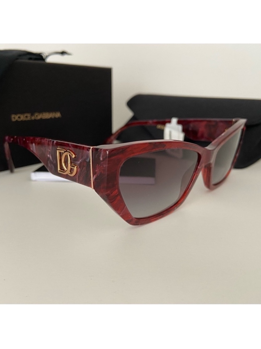 NEW! AUTHENTIC! Dolce & Gabbana DG 58mm Cat Eye Sunglasses